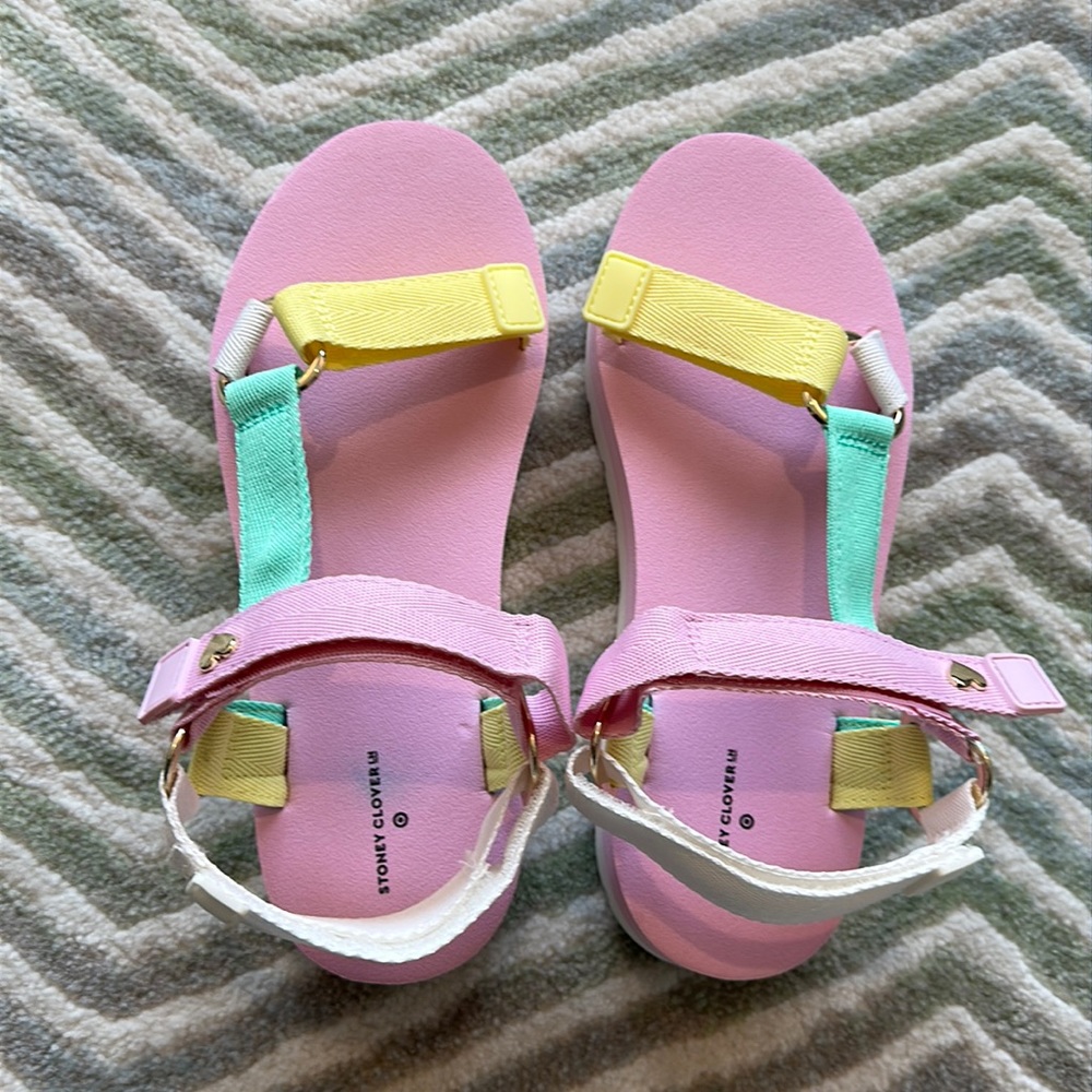 Stoney clover/target sandals